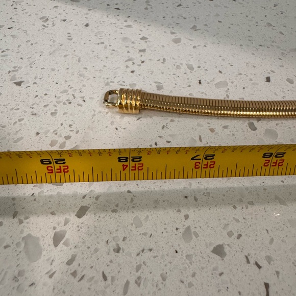 Vintage Accessocraft NYC Gold Snake Coil Metal
Stretch Belt 28-36 - Picture 2 of 6